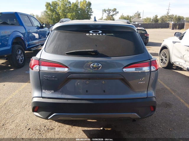 46225155 :رقم المزاد ، 7MUBAABG7NV028622 vin ، 2022 Toyota Corolla Cross Le مزاد بيع