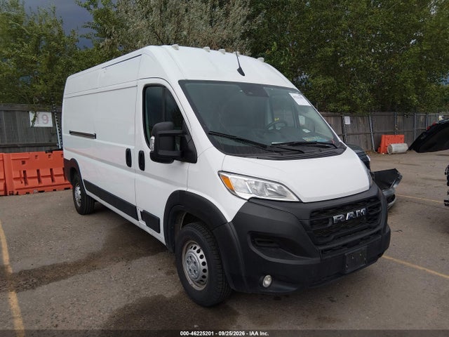 2025 Ram Promaster 2500 Tradesman High Roof 159 Wb W/pass Seat მანქანა იყიდება აუქციონზე, vin: 3C6LRVDGXSE507285, აუქციონის ნომერი: 46225201