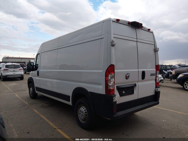 2025 Ram Promaster 2500 Tradesman High Roof 159 Wb W/pass Seat მანქანა იყიდება აუქციონზე, vin: 3C6LRVDGXSE507285, აუქციონის ნომერი: 46225201