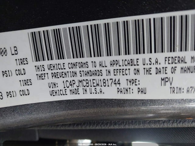 Продаж на аукціоні авто 2014 Jeep Cherokee Latitude, vin: 1C4PJMCB1EW181744, номер лоту: 46225208