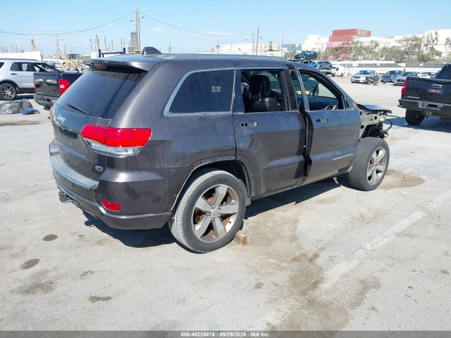 Продажа на аукционе авто 2015 Jeep Grand Cherokee Overland, vin: 1C4RJFCG9FC833559, номер лота: 46225416