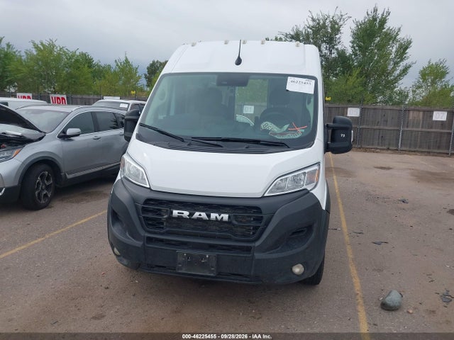 2025 Ram Promaster 3500 Tradesman High Roof 159 Wb W/pass Seat მანქანა იყიდება აუქციონზე, vin: 3C6MRVHG3SE546184, აუქციონის ნომერი: 46225455