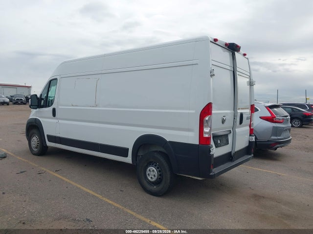 2025 Ram Promaster 3500 Tradesman High Roof 159 Wb W/pass Seat მანქანა იყიდება აუქციონზე, vin: 3C6MRVHG3SE546184, აუქციონის ნომერი: 46225455