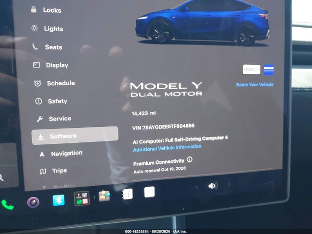 7SAYGDEE5TF604856 Tesla Model Y All-wheel Drive/long Range Launch Series/premium All-wheel Drive