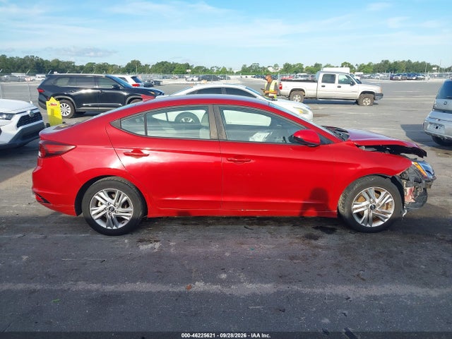2019 Hyundai Elantra Sel მანქანა იყიდება აუქციონზე, vin: KMHD84LF2KU749679, აუქციონის ნომერი: 46225621