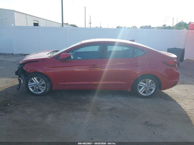 2019 Hyundai Elantra Sel მანქანა იყიდება აუქციონზე, vin: KMHD84LF2KU749679, აუქციონის ნომერი: 46225621