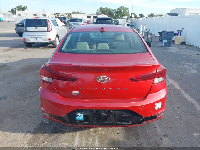 2019 Hyundai Elantra Sel მანქანა იყიდება აუქციონზე, vin: KMHD84LF2KU749679, აუქციონის ნომერი: 46225621