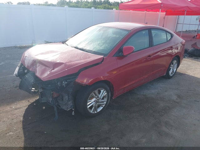 2019 Hyundai Elantra Sel მანქანა იყიდება აუქციონზე, vin: KMHD84LF2KU749679, აუქციონის ნომერი: 46225621