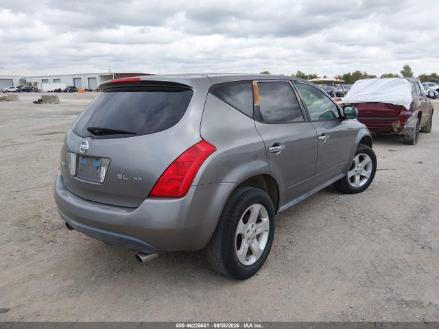 Продажа на аукционе авто 2005 Nissan Murano Sl, vin: JN8AZ08W75W428689, номер лота: 46225651