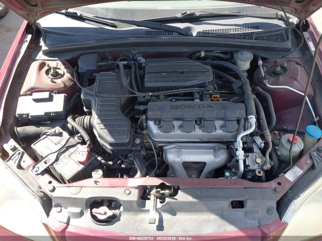 46225752 :رقم المزاد ، 2HGES16583H510073 vin ، 2003 Honda Civic Lx مزاد بيع