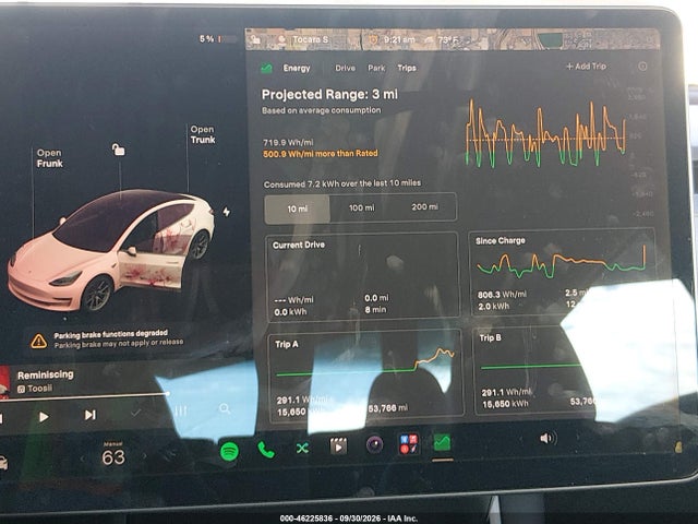 5YJ3E1EA8KF484350 Tesla Model 3 Long Range/mid Range/standard Range/standard Range Plus
