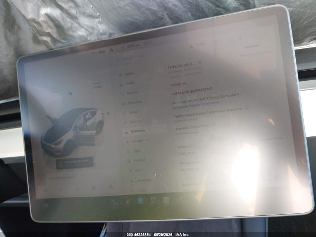 46225854 :رقم المزاد ، 7SAYGDEE6PA207143 vin ، 2023 Tesla Model Y مزاد بيع