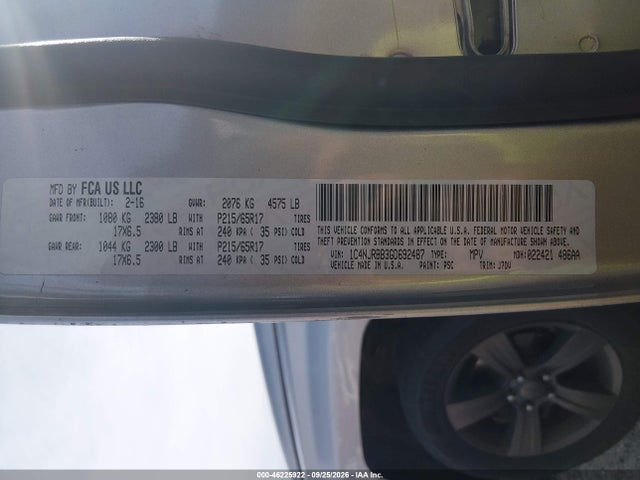 Продаж на аукціоні авто 2016 Jeep Patriot 75th Anniversary, vin: 1C4NJRBB3GD692487, номер лоту: 46225922