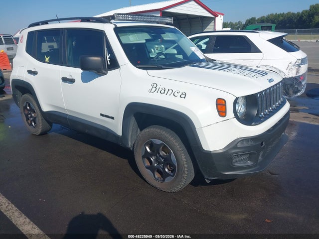 Продаж на аукціоні авто 2017 Jeep Renegade Sport 4x4, vin: ZACCJBAB9HPG29526, номер лоту: 46225949