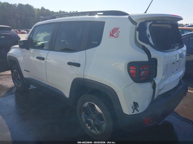 Продаж на аукціоні авто 2017 Jeep Renegade Sport 4x4, vin: ZACCJBAB9HPG29526, номер лоту: 46225949