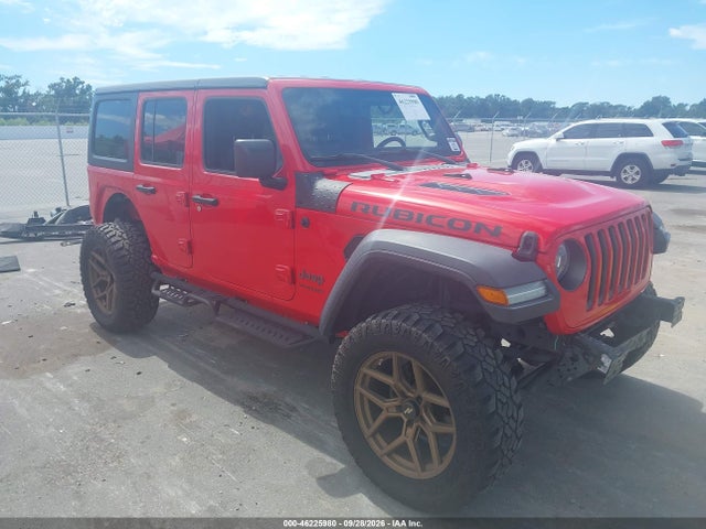 46225980 :رقم المزاد ، 1C4HJXFN3LW223498 vin ، 2020 Jeep Wrangler Unlimited Rubicon 4x4 مزاد بيع