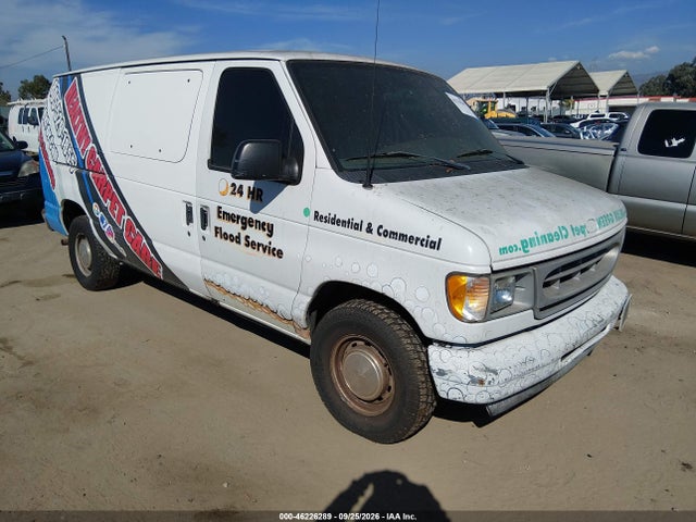 2002 Ford E-150 Commercial/recreational მანქანა იყიდება აუქციონზე, vin: 1FTRE142X2HA83841, აუქციონის ნომერი: 46226289