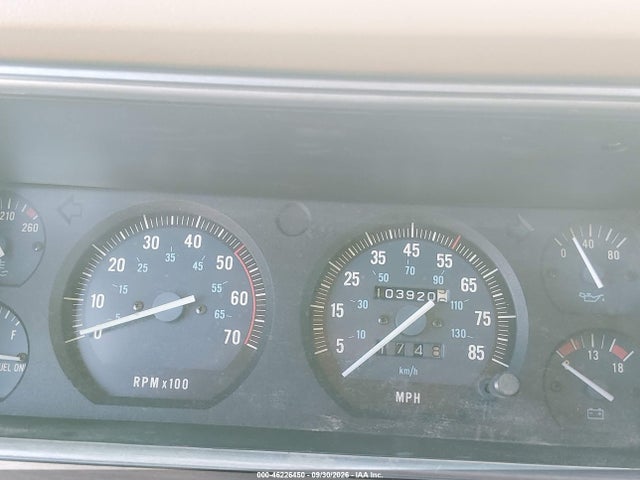 1987 Jeep Cherokee Laredo მანქანა იყიდება აუქციონზე, vin: 1JCML7841HT069135, აუქციონის ნომერი: 46226450