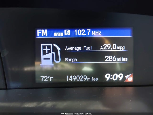 46226555 :رقم المزاد ، 19XFB2F92FE202568 vin ، 2015 Honda Civic Ex-l مزاد بيع