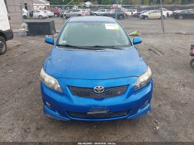 46226663 :رقم المزاد ، 1NXBU40E19Z082838 vin ، 2009 Toyota Corolla S مزاد بيع