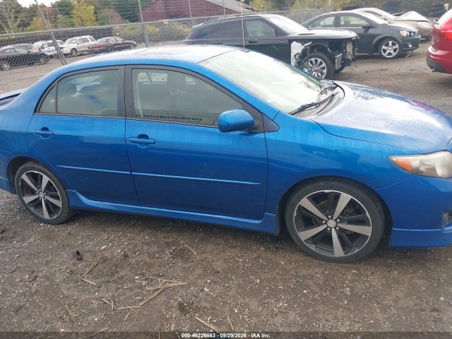 46226663 :رقم المزاد ، 1NXBU40E19Z082838 vin ، 2009 Toyota Corolla S مزاد بيع