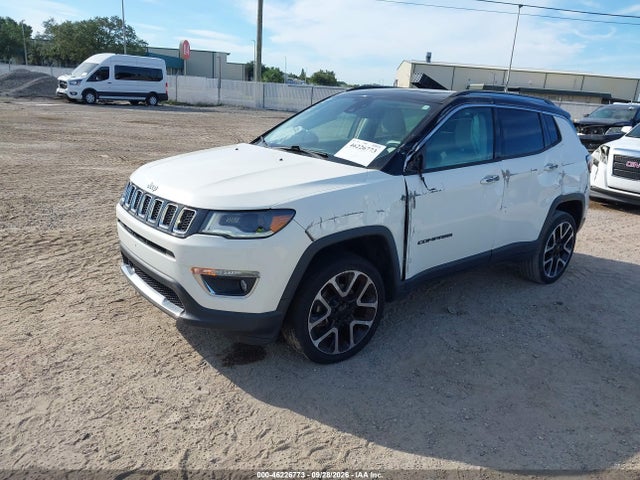 Продаж на аукціоні авто 2018 Jeep Compass Limited 4x4, vin: 3C4NJDCB5JT402172, номер лоту: 46226773