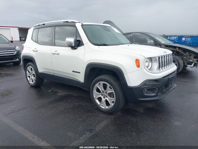 2015 Jeep Renegade Limited მანქანა იყიდება აუქციონზე, vin: ZACCJBDT4FPB26276, აუქციონის ნომერი: 46226959
