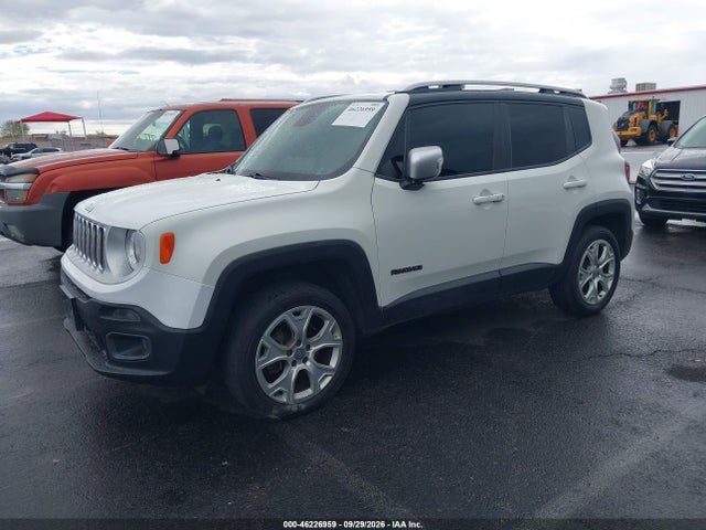 Продажа на аукционе авто 2015 Jeep Renegade Limited, vin: ZACCJBDT4FPB26276, номер лота: 46226959