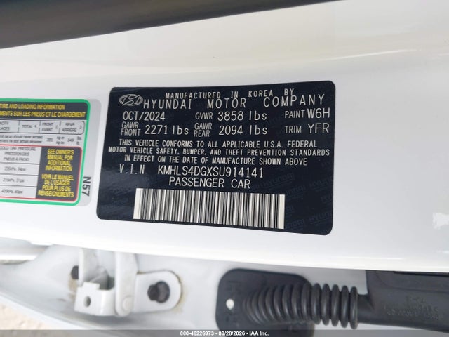 Продаж на аукціоні авто 2025 Hyundai Elantra Sel Convenience, vin: KMHLS4DGXSU914141, номер лоту: 46226973
