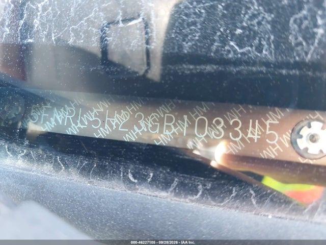 Продаж на аукціоні авто 2016 Honda Odyssey Lx, vin: 5FNRL5H23GB103345, номер лоту: 46227105