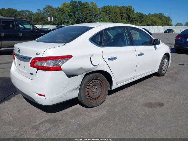 2014 Nissan Sentra Fe+ S/fe+ Sv/s/sl/sr/sv მანქანა იყიდება აუქციონზე, vin: 3N1AB7AP5EY259148, აუქციონის ნომერი: 46227120