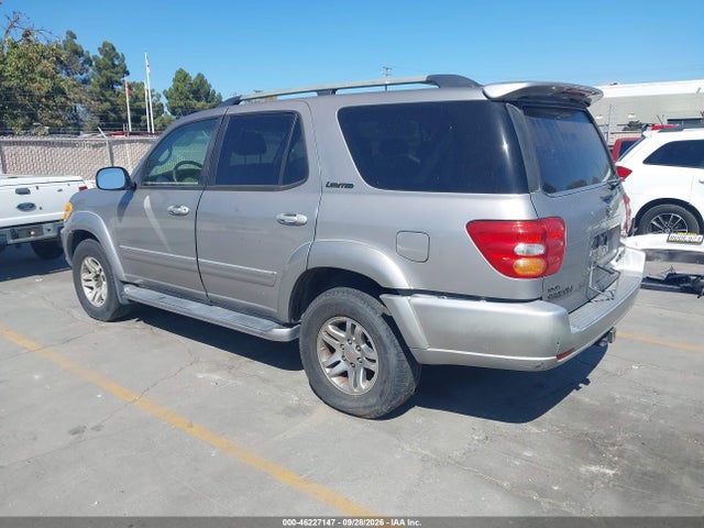 2003 Toyota Sequoia Limited V8 მანქანა იყიდება აუქციონზე, vin: 5TDBT48AX3S189620, აუქციონის ნომერი: 46227147