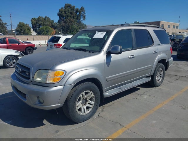 2003 Toyota Sequoia Limited V8 მანქანა იყიდება აუქციონზე, vin: 5TDBT48AX3S189620, აუქციონის ნომერი: 46227147