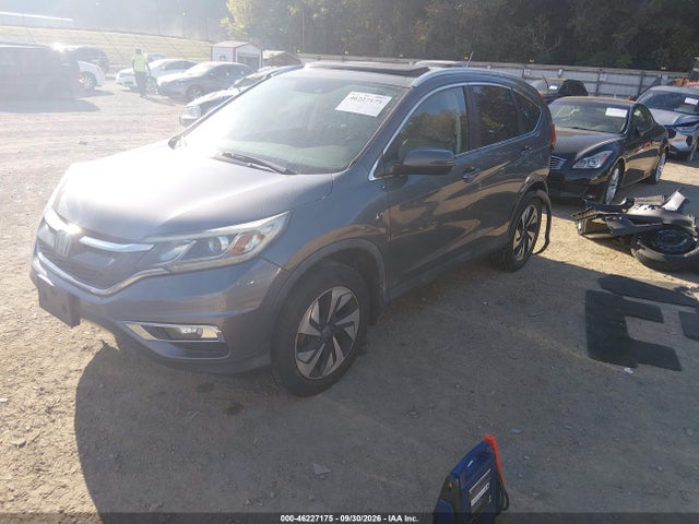 2015 Honda Cr-v Touring მანქანა იყიდება აუქციონზე, vin: 5J6RM4H96FL078063, აუქციონის ნომერი: 46227175