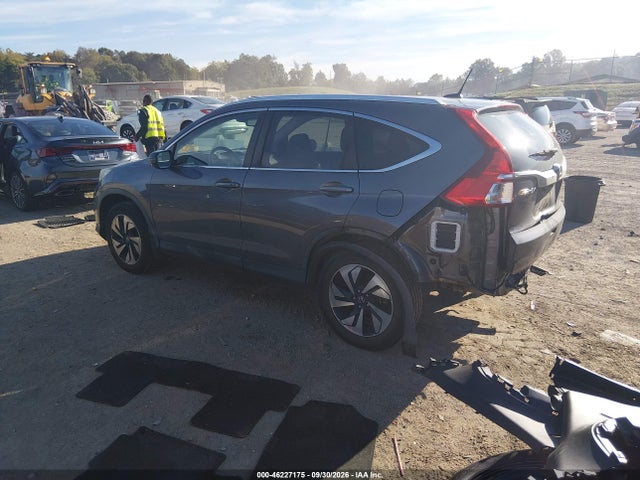 2015 Honda Cr-v Touring მანქანა იყიდება აუქციონზე, vin: 5J6RM4H96FL078063, აუქციონის ნომერი: 46227175