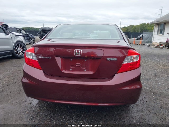46227194 :رقم المزاد ، 19XFB2F94CE319872 vin ، 2012 Honda Civic Ex-l مزاد بيع