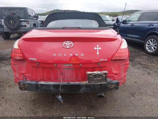 46227219 :رقم المزاد ، 4T1FA38PX7U113219 vin ، 2007 Toyota Camry Solara Sle مزاد بيع