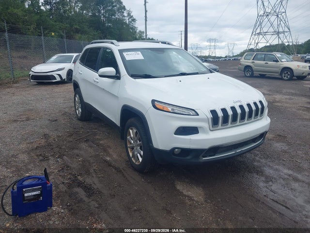 2015 Jeep Cherokee Limited მანქანა იყიდება აუქციონზე, vin: 1C4PJMDS3FW605604, აუქციონის ნომერი: 46227230