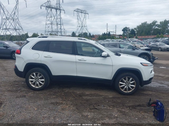 2015 Jeep Cherokee Limited მანქანა იყიდება აუქციონზე, vin: 1C4PJMDS3FW605604, აუქციონის ნომერი: 46227230