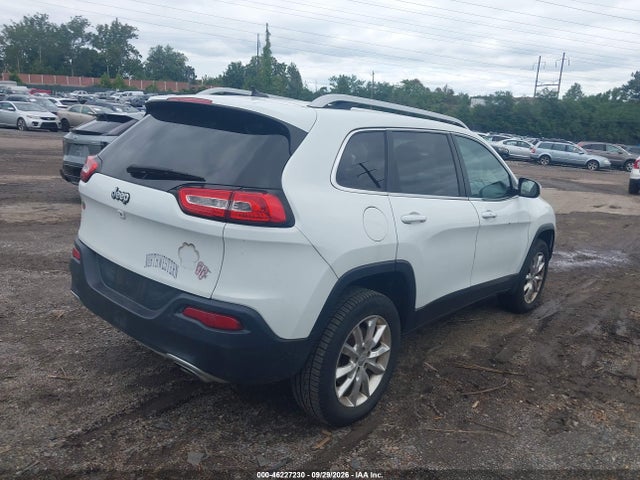 2015 Jeep Cherokee Limited მანქანა იყიდება აუქციონზე, vin: 1C4PJMDS3FW605604, აუქციონის ნომერი: 46227230