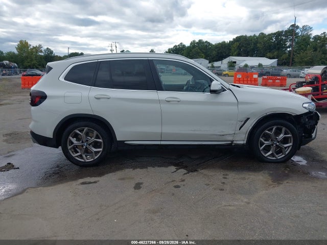 Продажа на аукционе авто 2022 Bmw X3 Xdrive30i, vin: WBX57DP02NN169576, номер лота: 46227266