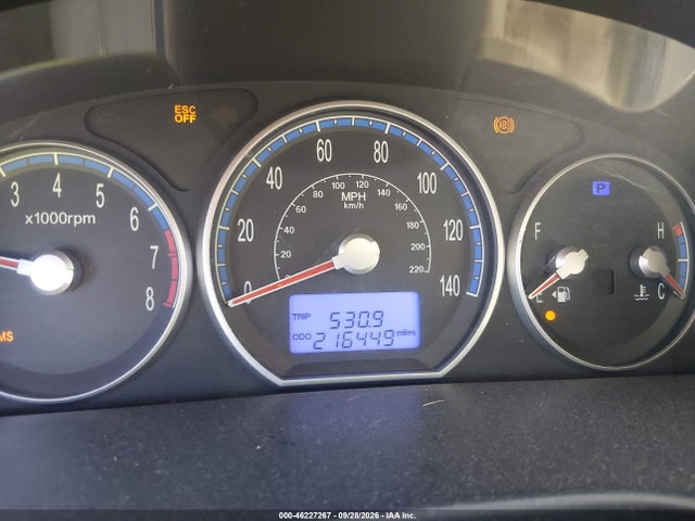 2009 Hyundai Santa Fe Limited მანქანა იყიდება აუქციონზე, vin: 5NMSH13E49H292232, აუქციონის ნომერი: 46227267