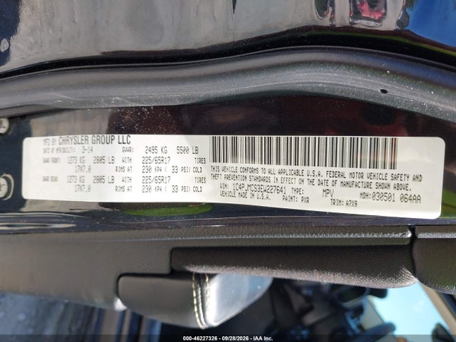 Продажа на аукционе авто 2014 Jeep Cherokee Latitude, vin: 1C4PJMCS3EW227641, номер лота: 46227326