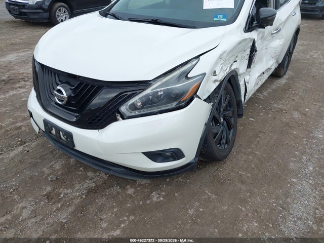 46227372 :رقم المزاد ، 5N1AZ2MH7JN192569 vin ، 2018 Nissan Murano Sl مزاد بيع