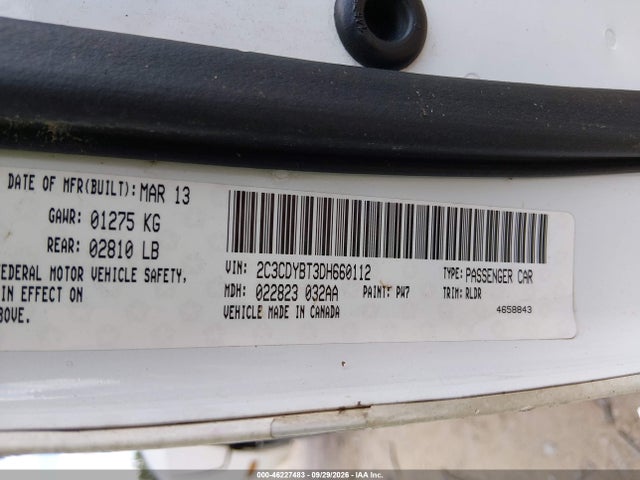 Продаж на аукціоні авто 2013 Dodge Challenger R/t Classic, vin: 2C3CDYBT3DH660112, номер лоту: 46227483