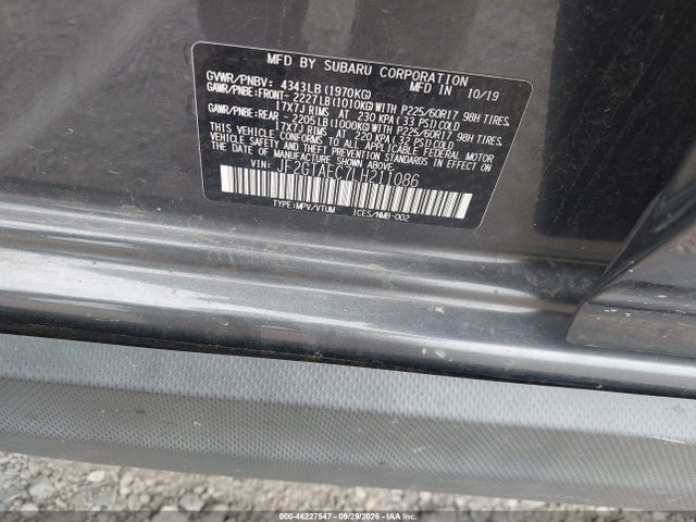Продаж на аукціоні авто 2020 Subaru Crosstrek Premium, vin: JF2GTAEC7LH211086, номер лоту: 46227547