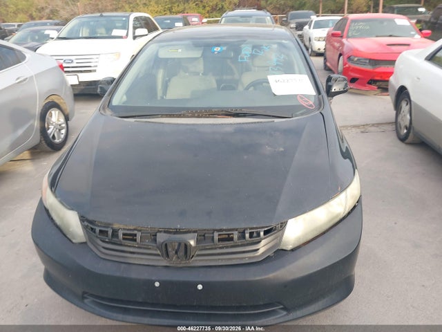 2012 Honda Civic Ex მანქანა იყიდება აუქციონზე, vin: 2HGFB2F86CH313942, აუქციონის ნომერი: 46227735
