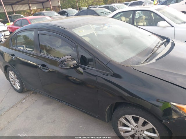 2012 Honda Civic Ex მანქანა იყიდება აუქციონზე, vin: 2HGFB2F86CH313942, აუქციონის ნომერი: 46227735