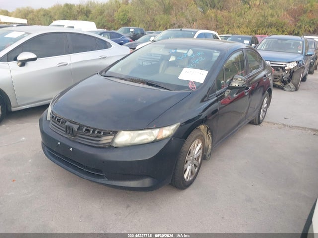 2012 Honda Civic Ex მანქანა იყიდება აუქციონზე, vin: 2HGFB2F86CH313942, აუქციონის ნომერი: 46227735