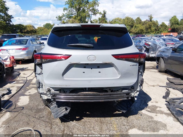 Продаж на аукціоні авто 2022 Toyota Highlander Hybrid Xle Bronze Edition, vin: 5TDABRCH3NS553749, номер лоту: 46227958